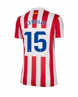 Atletico Madrid Clement Lenglet #15 Maglia Gara Casa Repliche 2025-26 Donna Maniche Corte Atletico Madrid Clement Lenglet #15 Maglia Gara Casa Repliche 2025-26 Donna Maniche Corte